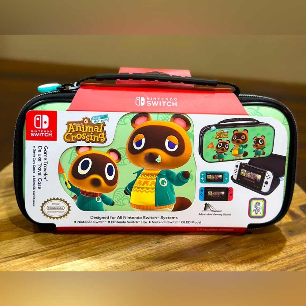 Nintendo Switch Deluxe Travel Game Traveler Case Animal Crossing